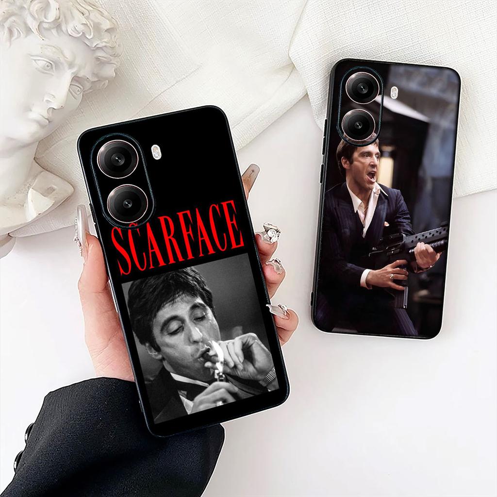 S-Scarfaces Al Pacinos Tonys Montanas Cover for Xiaomi Poco C85 C65 C75 X7 X6 M6 M8 F7 F8 Ultra F6 Pro Casing Coque Case