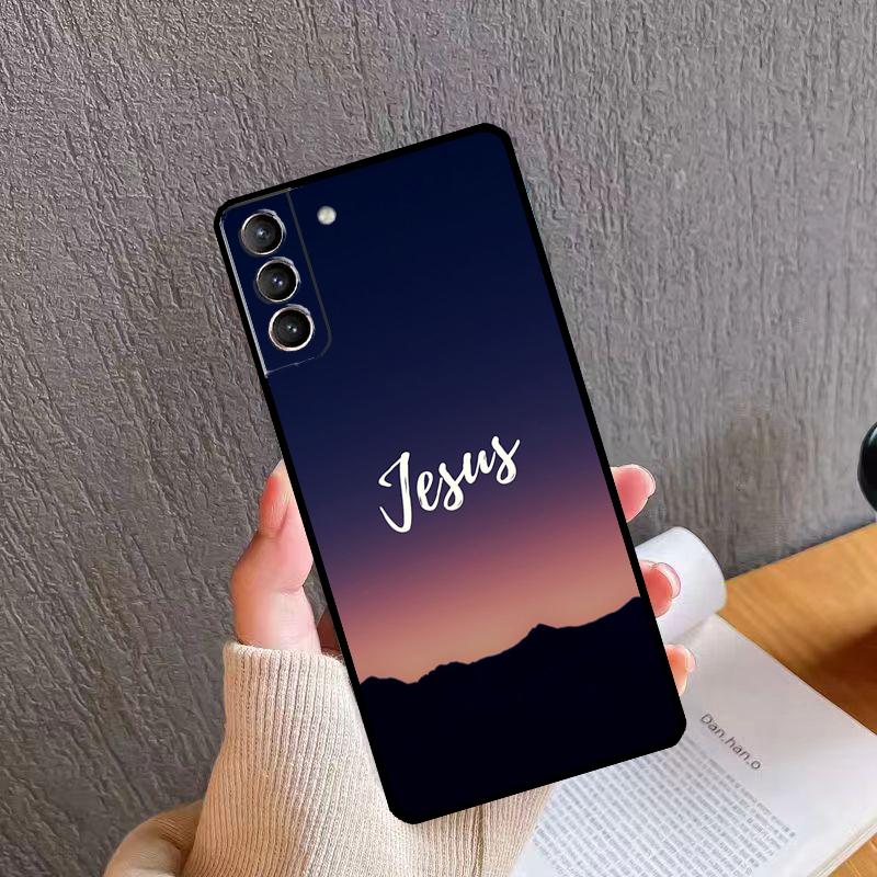 Verse of The Christian Bible Jesus Phone Case For Samsung Galaxy S25 S26 Ultra S20 S21 S22 S23 S24 Plus S10 S25 FE Back Cover