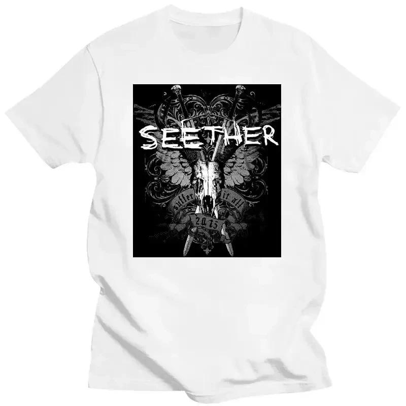 Heavy Metal Seether T Shirt Women Men Rock T-shirt Comfort Top100% Cotton Men's Summer Small Fresh T-Shirt Fashion Trend T-Shirt