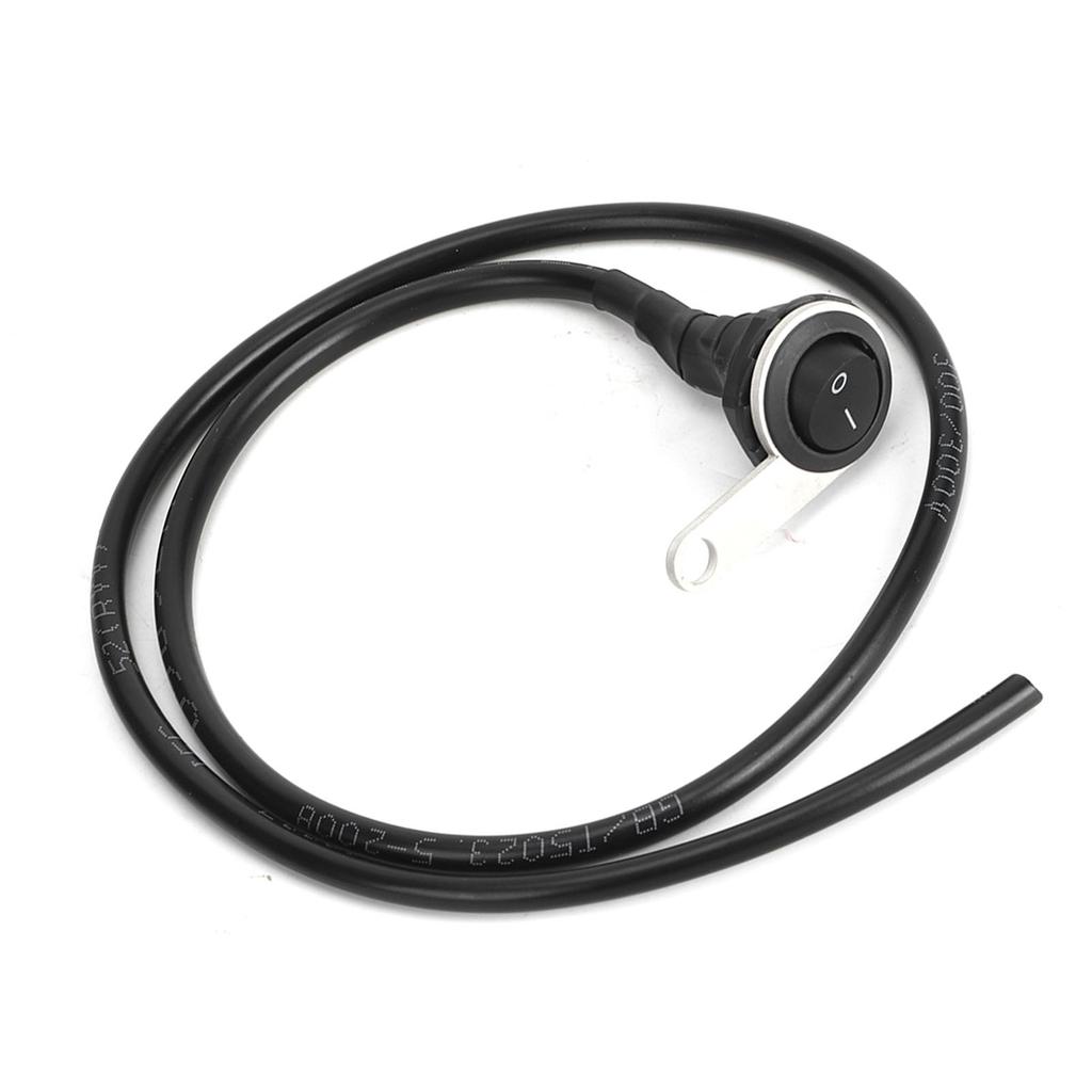 Waterproof Single Steel Spotlight Handlebar Light Switch Motorcycle ATVs Modification 22mm