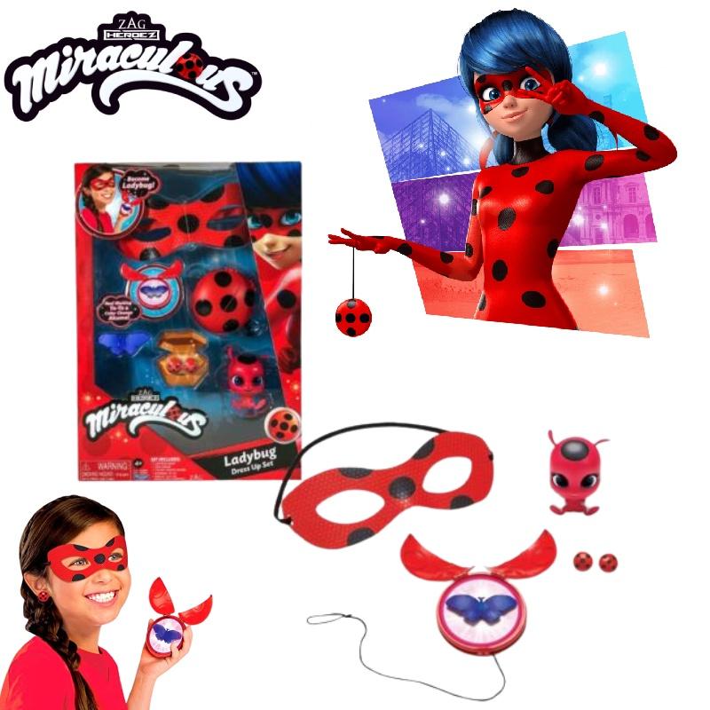 Genuine Ladybug Miraculous Girl Ladybug Redi Cat Noir Lady Rena Rouge Action Figure Toy