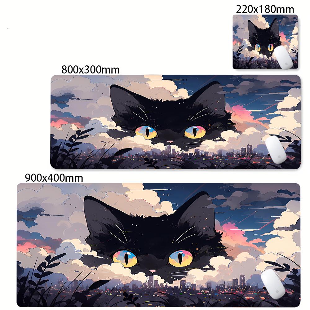 Anime Cute Computer XXL Mausepad Kawaii Cartoon Cat Mousepad Company Deskmat xcm Large Cushion Office Accessories Carpet