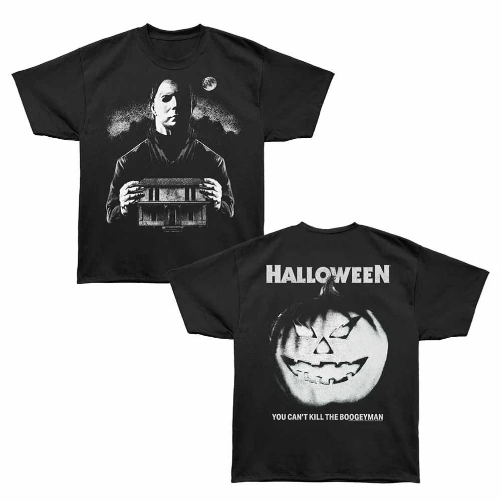 Halloween - Myers With House - Bronx Oversized Short Sleeve Children s T-shirt Black 150