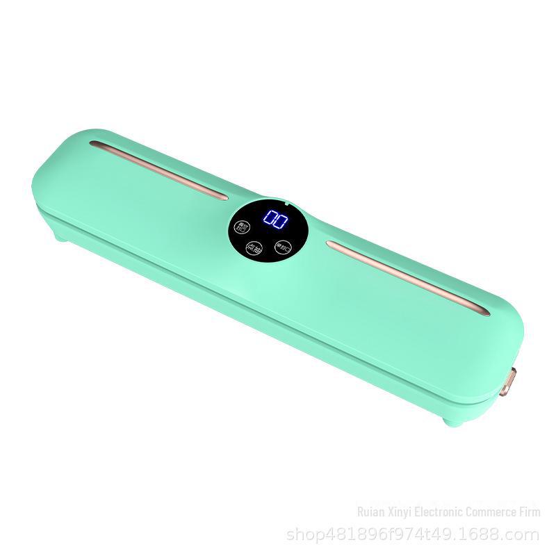 

Компактный кухонный вакуумный упаковщик: Автоматическая машина для сохранения свежести и запечатывания HB-502, 100 vacuum bags (without main unit) зелёный