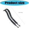 Vibrancy Acrylic Eyewear Chain Glasses Retainer Strap For Active Lifestyles Stylish Glasses Holder Eyeglasses Accessory