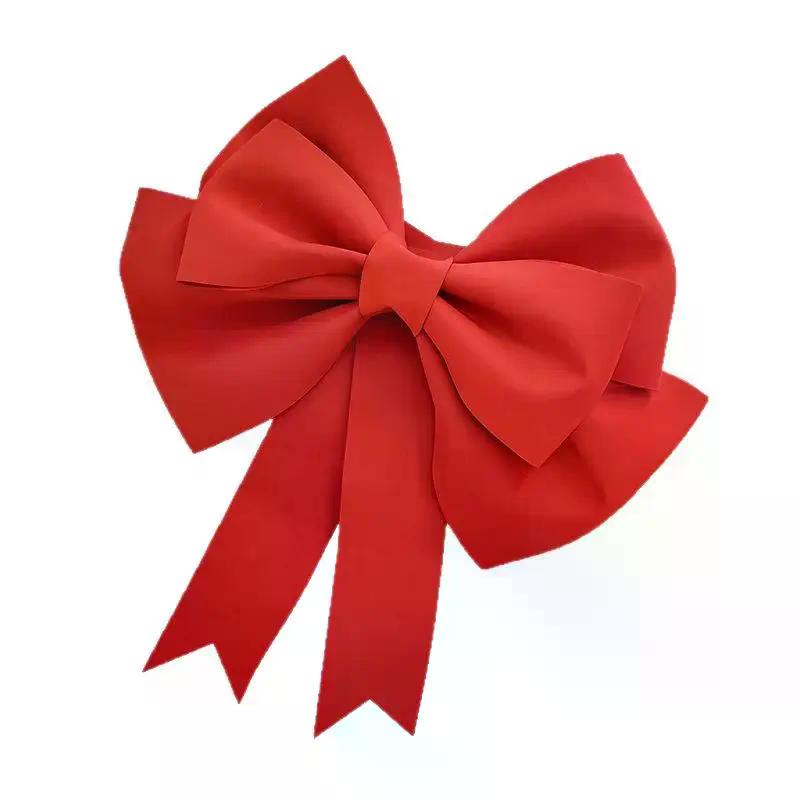 Rote Weihnachtsbaumdekoration Große Schleife EVA Schaufensterdekoration Hochzeitsbogen Dekoration Geburtstagsparty Requisite Festliche Anlässe DIY Material