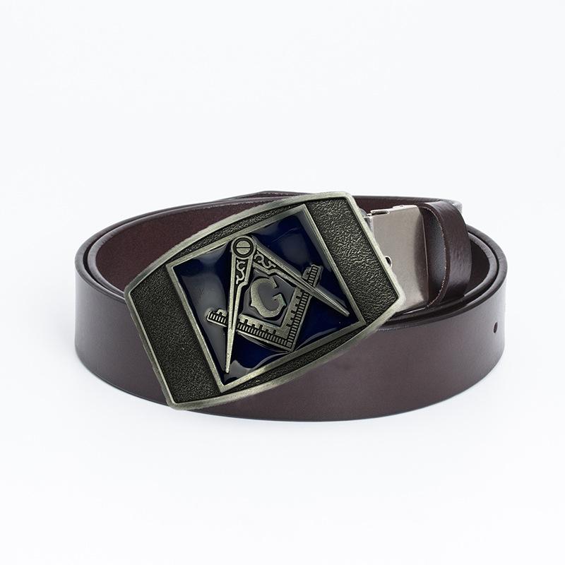 Men's Personalized Belt Fashion Trend Belt Pure Cowhide Belt
