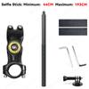 Motorcycle Bicycle Selfie Stick Monopod Mount Handlebar Bracket for Insta360 X5 X3 X4 GoPro 13 12 11 10 9 DJI Action 6 Accessory