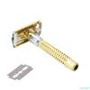 Retro Safety Razor Box Handle Razor Shaving Tool Shaving Tool Men's Facial Razor Safety Razor Blade Box