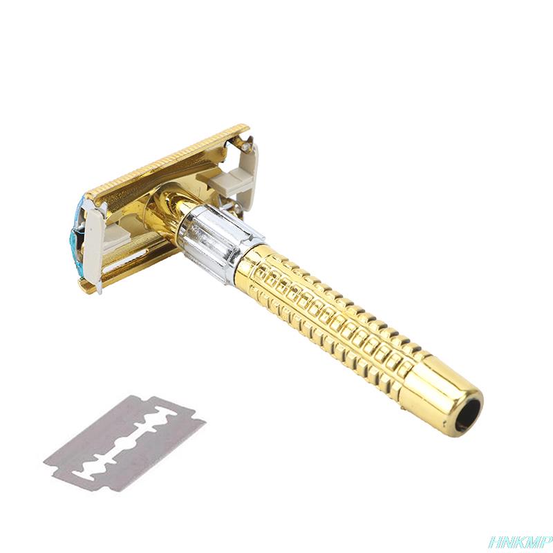 Retro Safety Razor Box Handle Razor Shaving Tool Shaving Tool Men's Facial Razor Safety Razor Blade Box