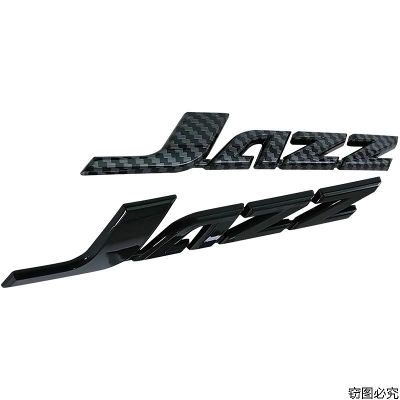 ABS Car Styling Rear Trunk Letters 3D Emblem Tail Badge Sticker for Honda Jazz Logo Decals Auto Stickers Decoration
