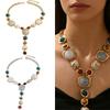 Handmade Resin And Alloy Necklace For Everyday Wear Or Special Occasions Fashion Jewelry Accessories