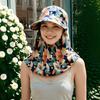 New Spring Style Sunshade Thin Floral Tea Picking Hat Breathable All-in-One Summer Women's Sun Hat Outdoor Fisherman Hat