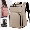 Multifunctional Waterproof Travel Backpack with Laptop and Shoe Compartments, Unisex