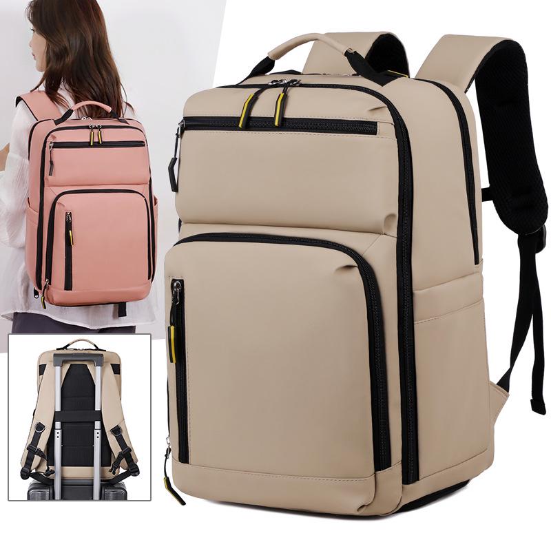 Multifunctional Waterproof Travel Backpack with Laptop and Shoe Compartments, Unisex
