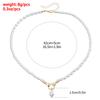 Jewelry Freshwater Pearl Baroque Handmade Beaded Necklace Women'S Handshake Pendant Versatile Necklace Jewelry