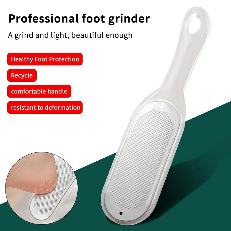 Pedicure Tools Heel Scratcher Files Artifact Exfoliating Calluses Brush Stainless Steel Foot Sharpening Double-Sided Pedicura