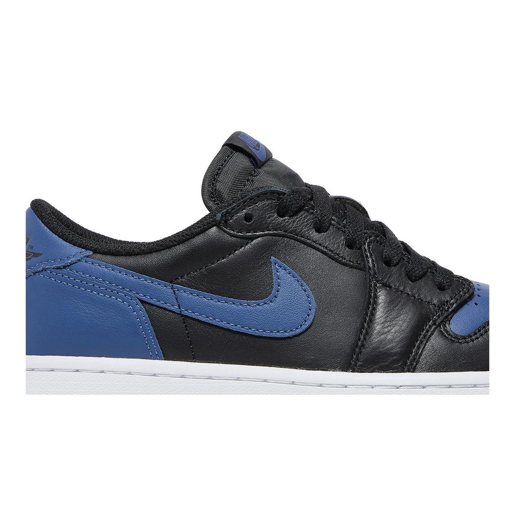Womens Air Jordan 1 Retro Low OG 'Mystic Navy' (women's Sizes) Black / White / Mystic Navy Vintage Basketball Shoes CZ0775 041