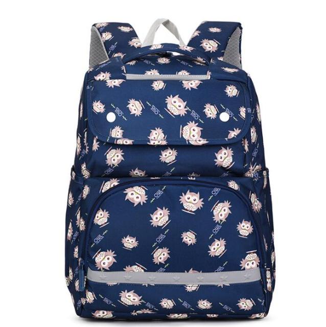 owl print backpack