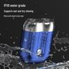 Men's Rechargeable Portable Electric Double-Head Shaver, Washable with Magnetic Blade.