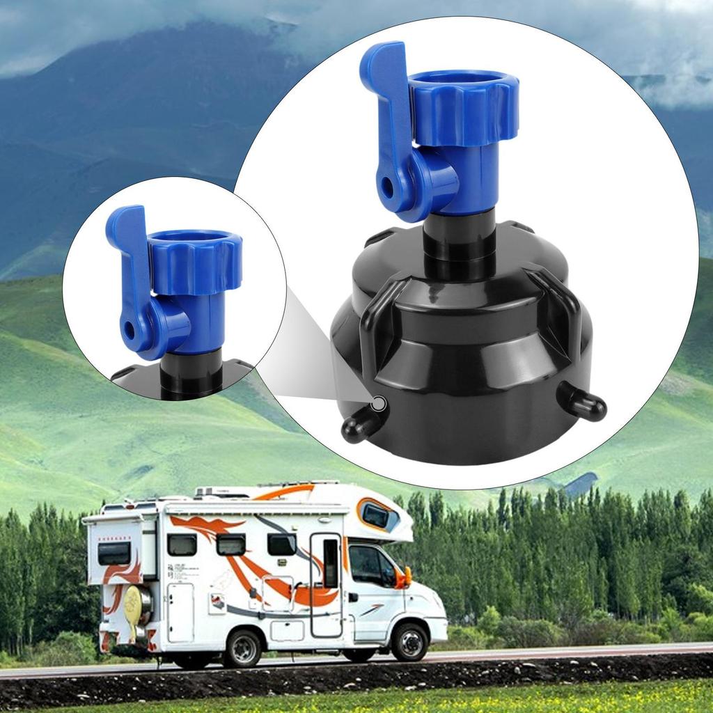 RV Sewer Hose Rinse Cap Power Jet Cleaning Easy Installation Fitting to Use for Water Control
