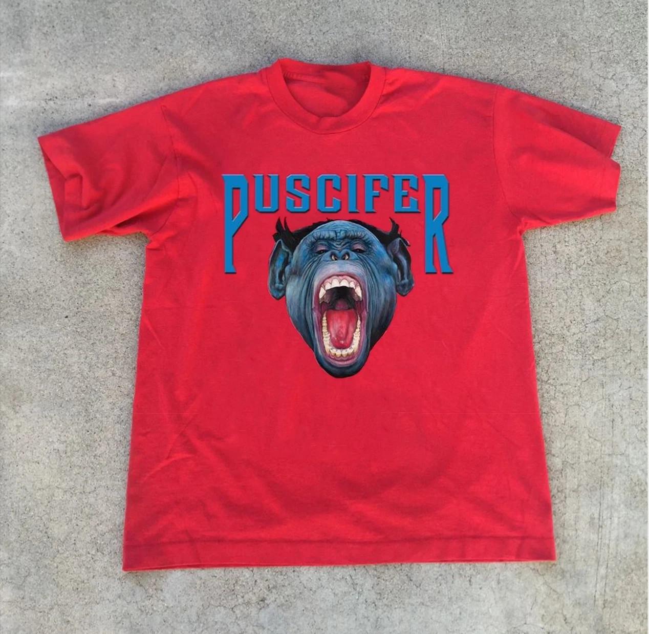 NEW Collection Puscifer Short Sleeve Cotton Red All Size T-Shirt CL510 S разноцветный