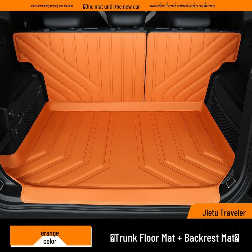 Waterproof Dustproof Trunk Mat for Jetour Traveller - Eco-Friendly Car Interior Accessory