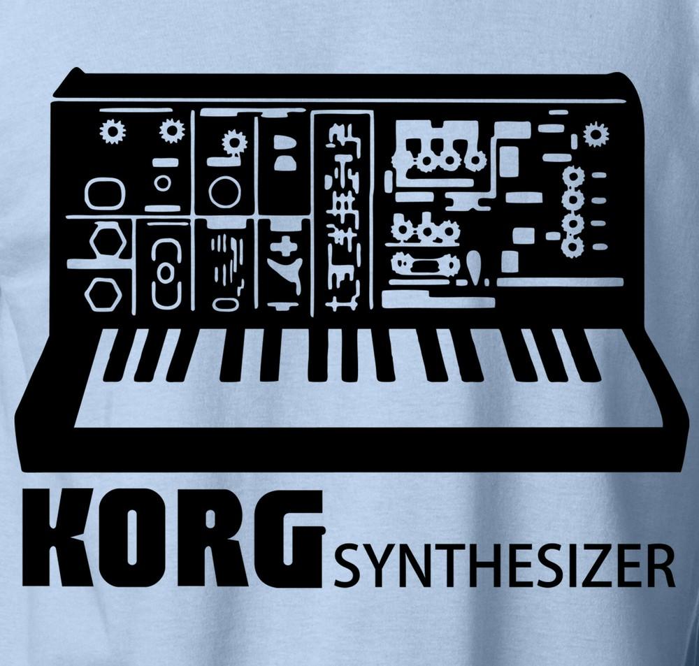 Синтезатор KORG Винтажный Синтезатор Редкий Семплер Аналоговый EDM S-XL Футболка Унисекс XXL