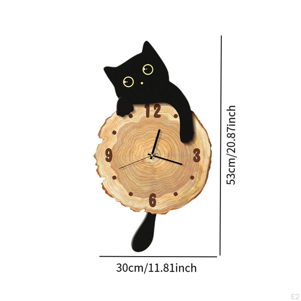Clock Silent Housewarming Gift Hanging Easy To Assemble Ornament Modern for Household Kitchen Indoor