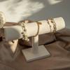 WTEMPO Jewelry Display Stand Bracelet & Necklace Holder No Assembly Required Sturdy Base for Necklaces Bracelets Earrings Showcase