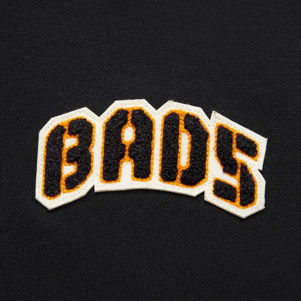 Li Ning Basketball Series Hooded Loose Letter Pullover Long Sleeve Fleece Sweatshirt Men Sweatshirt Black AWDU503-1