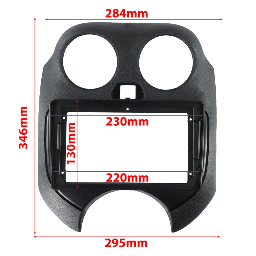 Brand New Panel Frame Radio Fascia OEM Quality Parts Replacements 1 Pc Accessories Black Indoor For Nissan Micra