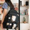 Euetiq Ita Bag Backpack, Clear Bag, Women's, JK, Otaku, Oshikatsu Goods, Lightweight, Large Capacity, Black
