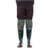 Launching Rain Shoes Water Boots Waterproof, Wear-resistant and Non-slip Fishing Over Knee Soft Sole Cloth Half Body Wading Shoes