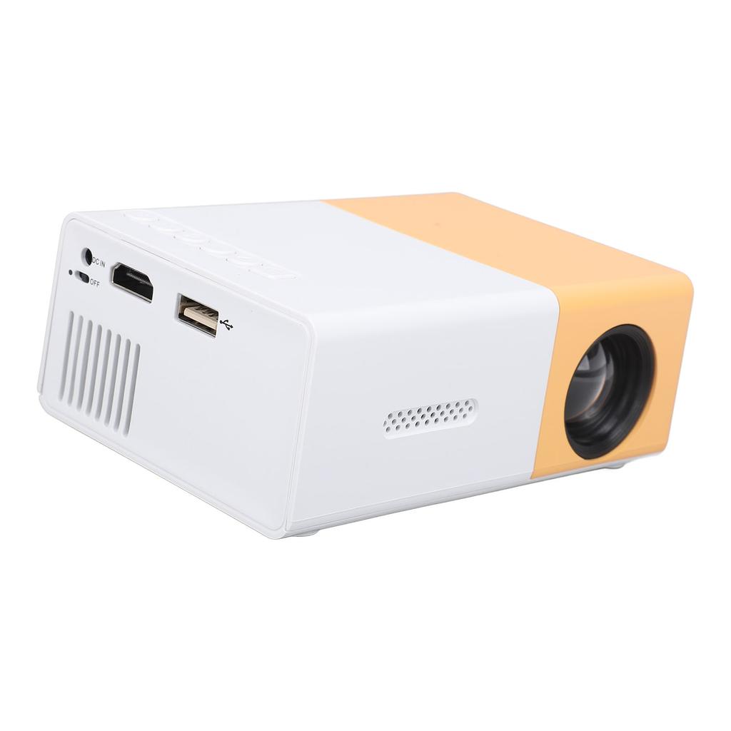 Small Projector HD 1080P Portable Outdoor Movie Projector with Speaker for Home Entertainment