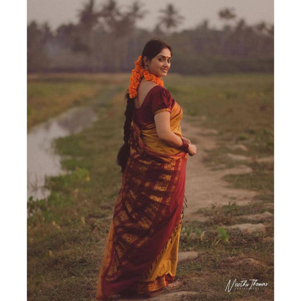 New Launch – Graceful Soft Lichi Silk Saree with Rich Jacquard Weaving & Elegant Pallu Finish