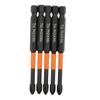 25-150mm Screwdriver Bit 5 Pcs Black Cross Screwdriver