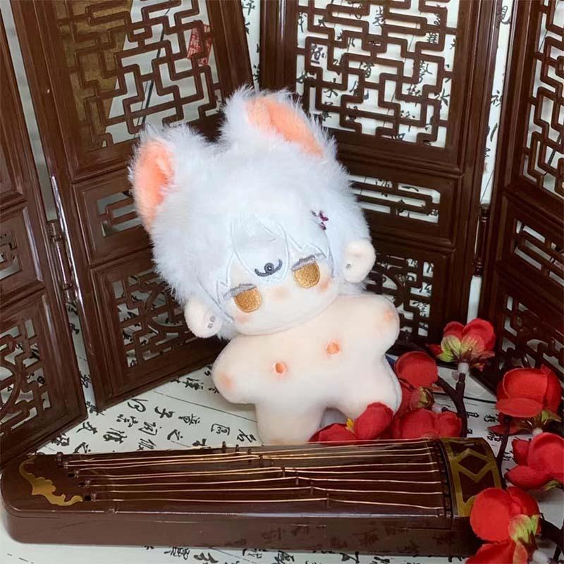10cm Kawaii Naked Cotton Idol Plush Doll Stuffed Super Star Figure Doll Cute Light&Night Anime Gaming Peripherals Body Doll Gift