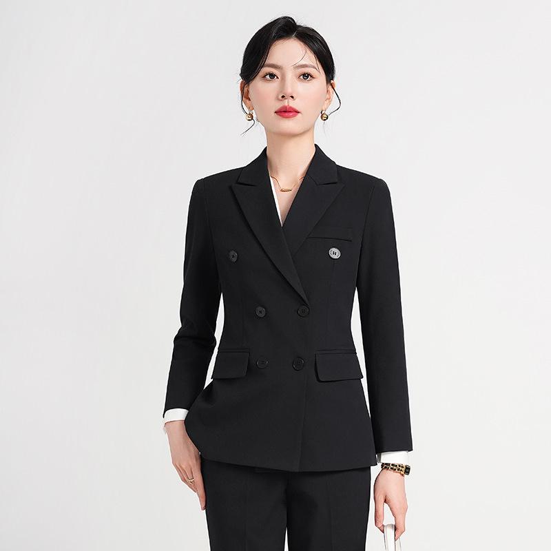Elegant Women's Professional Spring/Autumn Suit for Work and Interviews