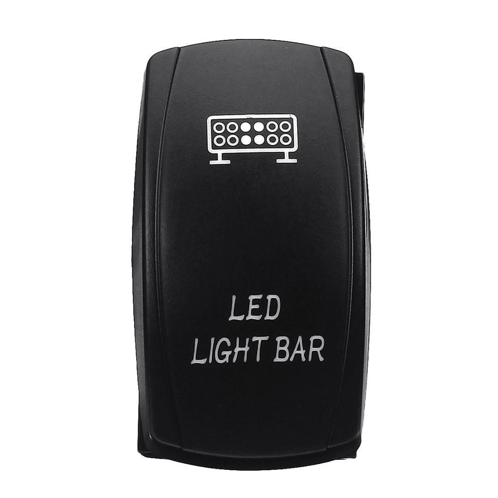 3 Stück Rot + 3 polig Wasserdicht 12V 30A Bar Kippschalter LED-Licht 3 Stück Rot + 3 polig Wasserdicht 12V 30A Bar Kippschalter LED-Licht
