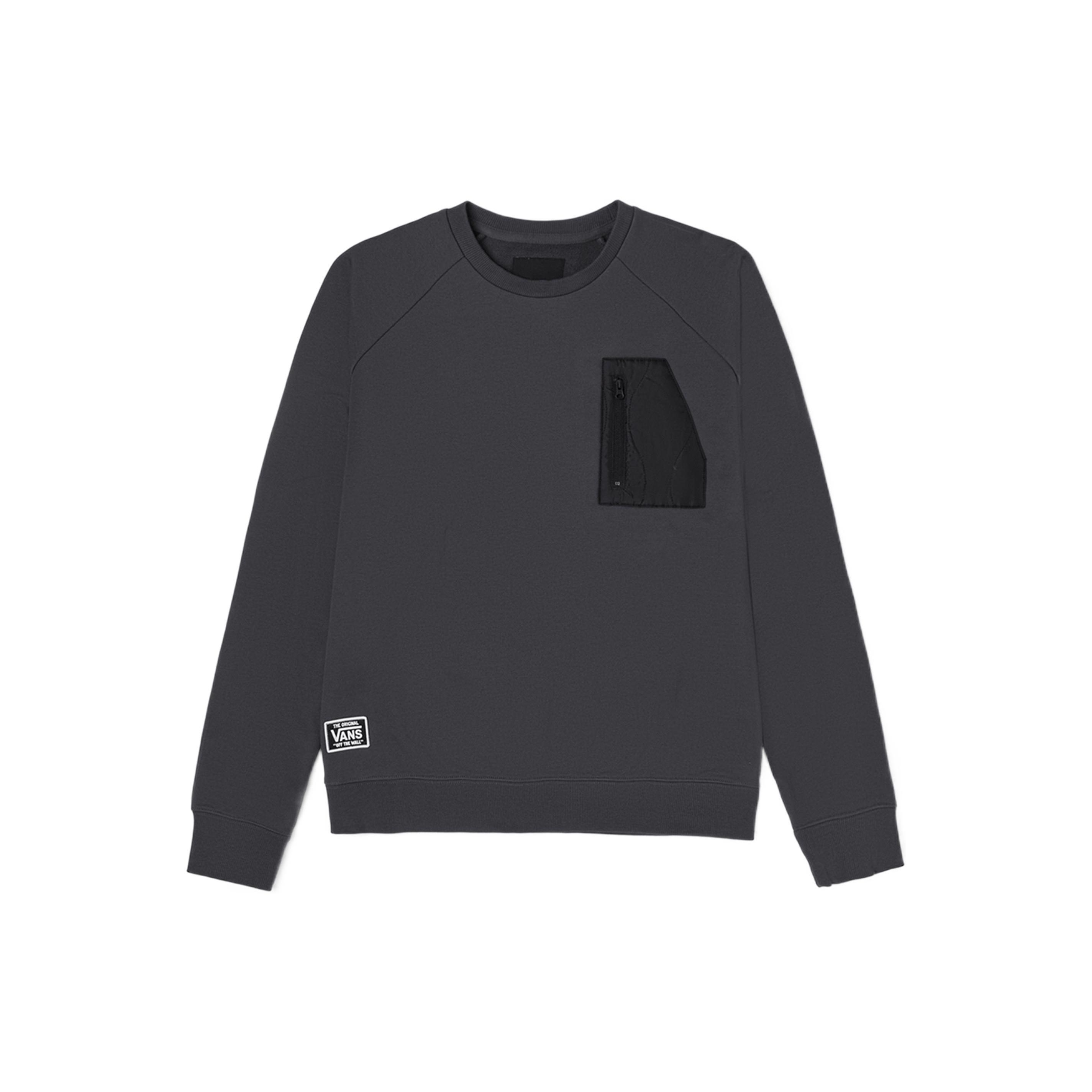 Толстовка Vans Унисекс Черно-серая VN0009161O7 S