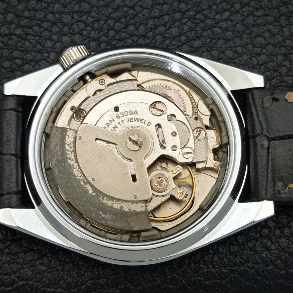 REFURBISHED AUTOMATIC SEIKO 5 MENS WATCH JAPAN MADE GREEN DIAL CUSTOM a440125-2 QV90-a440125