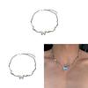 Butterfly Pendant Necklace For Women Men Titanium Alloy Choker Summer