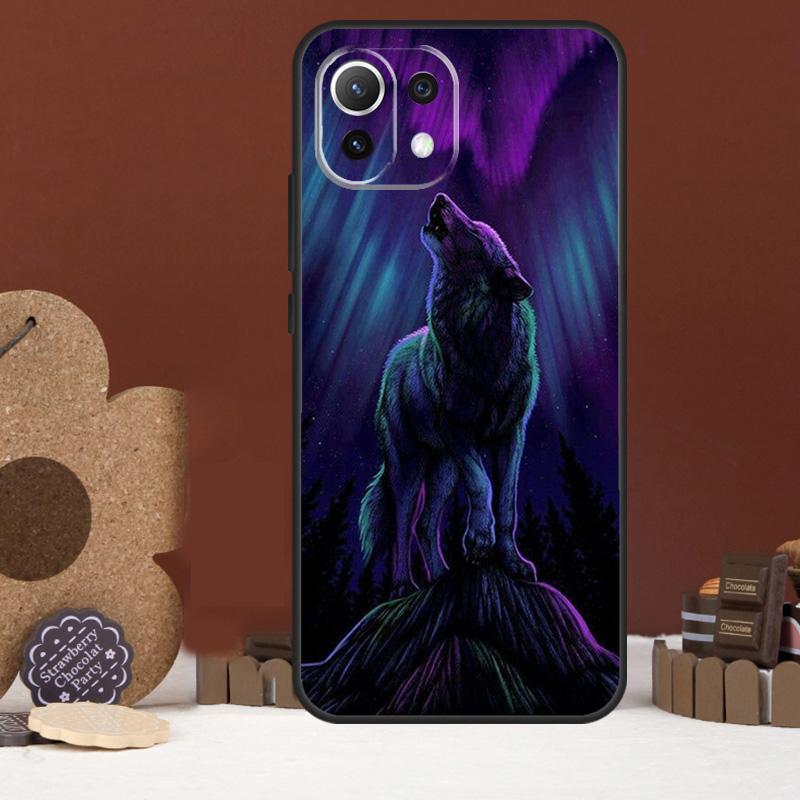 wolf art black Case For Xiaomi 17 Pro Max 14 15 Ultra 15T 13T 14T POCO F8 Ultra F7 F5 F6 X5 X6 X7 Pro Cover