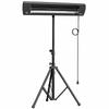 2500 W Electric Infrared Patio Heater, IP65 Outdoor Garden Heater with Tripod, 3 Heat Settings, 24H Timer, Black