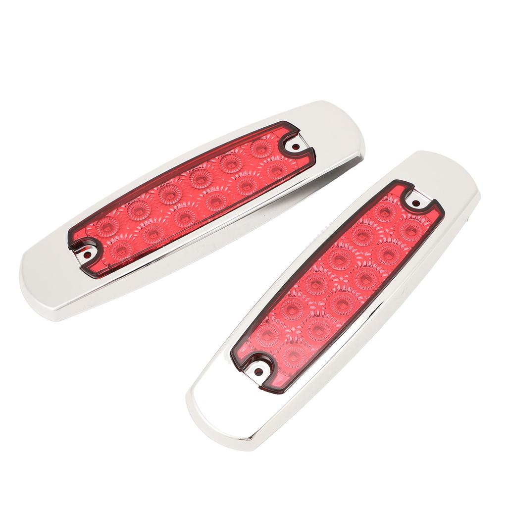 10PCS 12LED Side Marker Lights High Brightness Brake Tail Lights 12 to 24V Warning Lights for Truck Trailer
