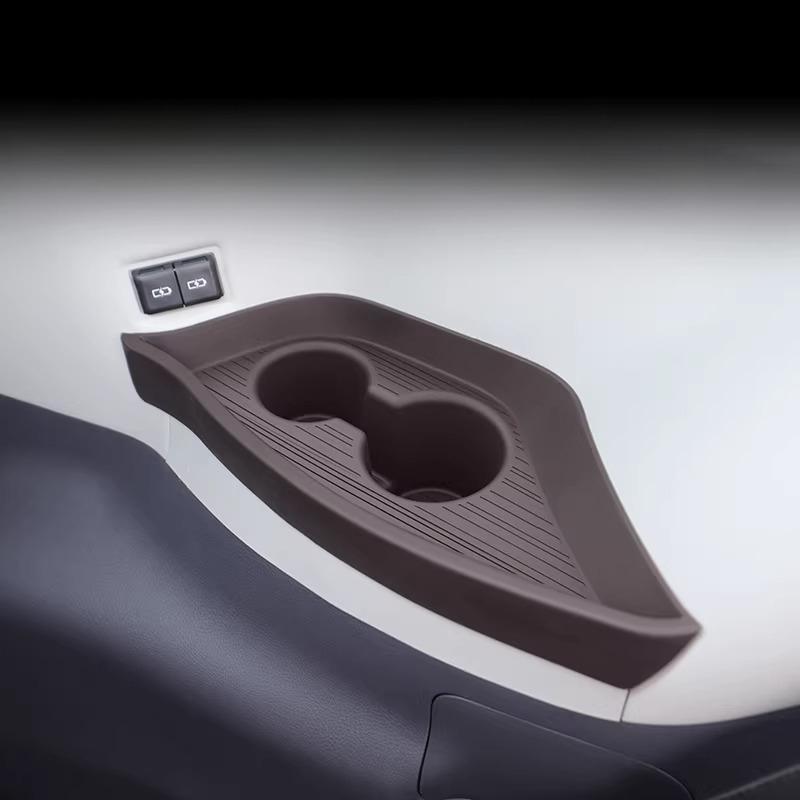 Third-Row Cup Holder Silicone Mat for Toyota Sienna & Granvia - Modified Car Interior Accessory