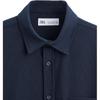 Zara Solid Color Pointed Collar Single-Breasted Long Sleeve Shirt Men Shirts Blue 01063340401-33
