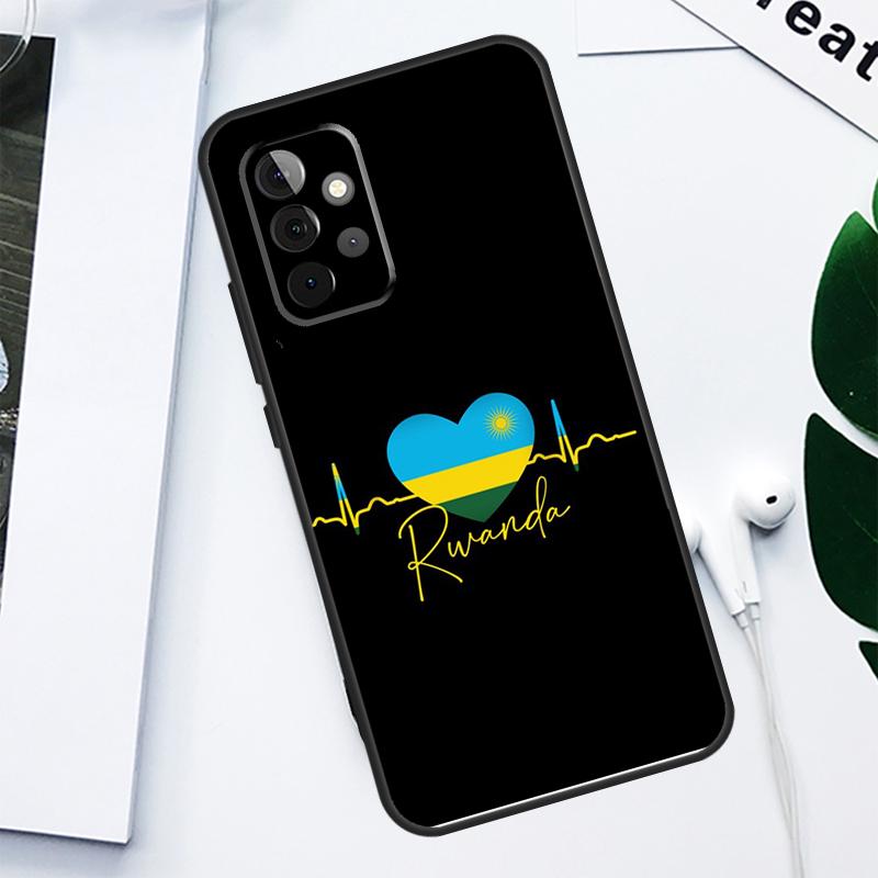 Etui na telefon Samsung Galaxy A13 A53 A33 A54 A34 A14 A55 A35 A15 A05 A06 A16 A22 A32 A52 z flagą Rwandy