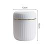 Mini Desktop Trash Can Plastic Garbage Bin With Lid Desk Storage Box Coffee Table Office Study Odor-Resistant Home Supplies